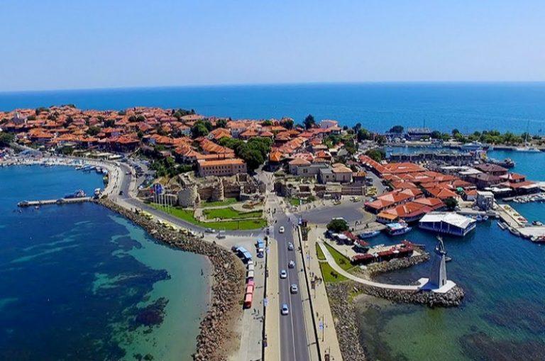 rfyHP Nessebar Panoramic View Sightseeing Bulgaria Old Town Tourist Sea Side Bulgaria